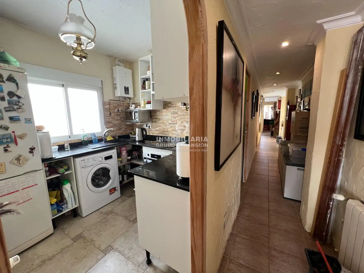Kitchen of Flat for sale in Aspe  with Air Conditioner, Heating and Terrace