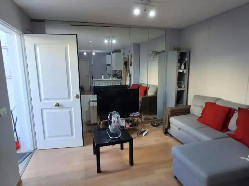 Sala de estar de Piso de alquiler en Getafe con Calefacción, Jardín privado y Parquet