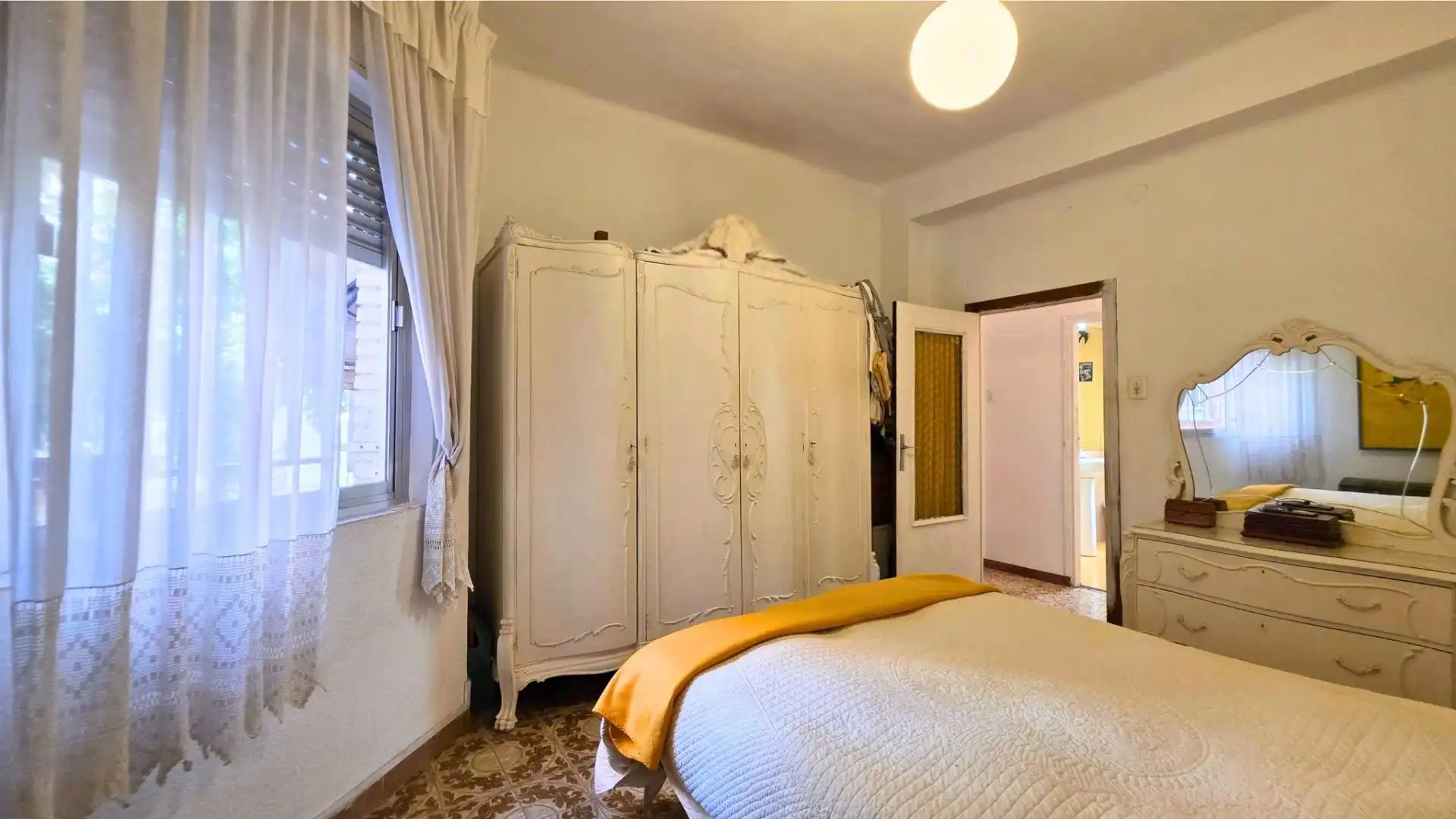 Bedroom of Flat for sale in Almería  with Air Conditioner, Private garden and Balcony