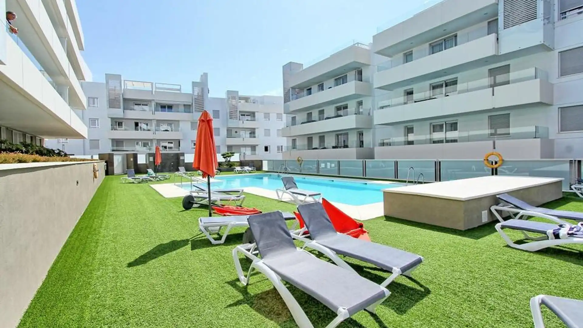 Swimming pool of Apartments for rent in Marbella  with Air Conditioner, Terrace and Swimming Pool