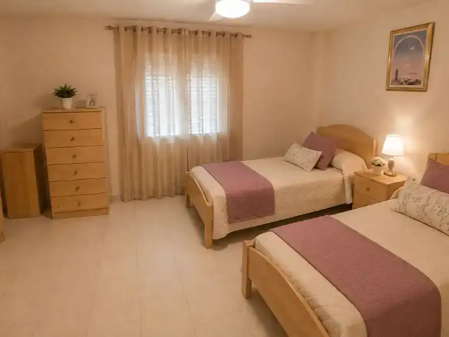Dormitori de Casa adosada en venda en Castillejo-Sierra amb Traster i Moblat