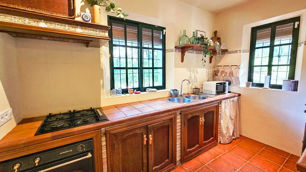 Cocina de Casa o chalet en venta en Santa Ana la Real con Jardín privado, Terraza y Trastero