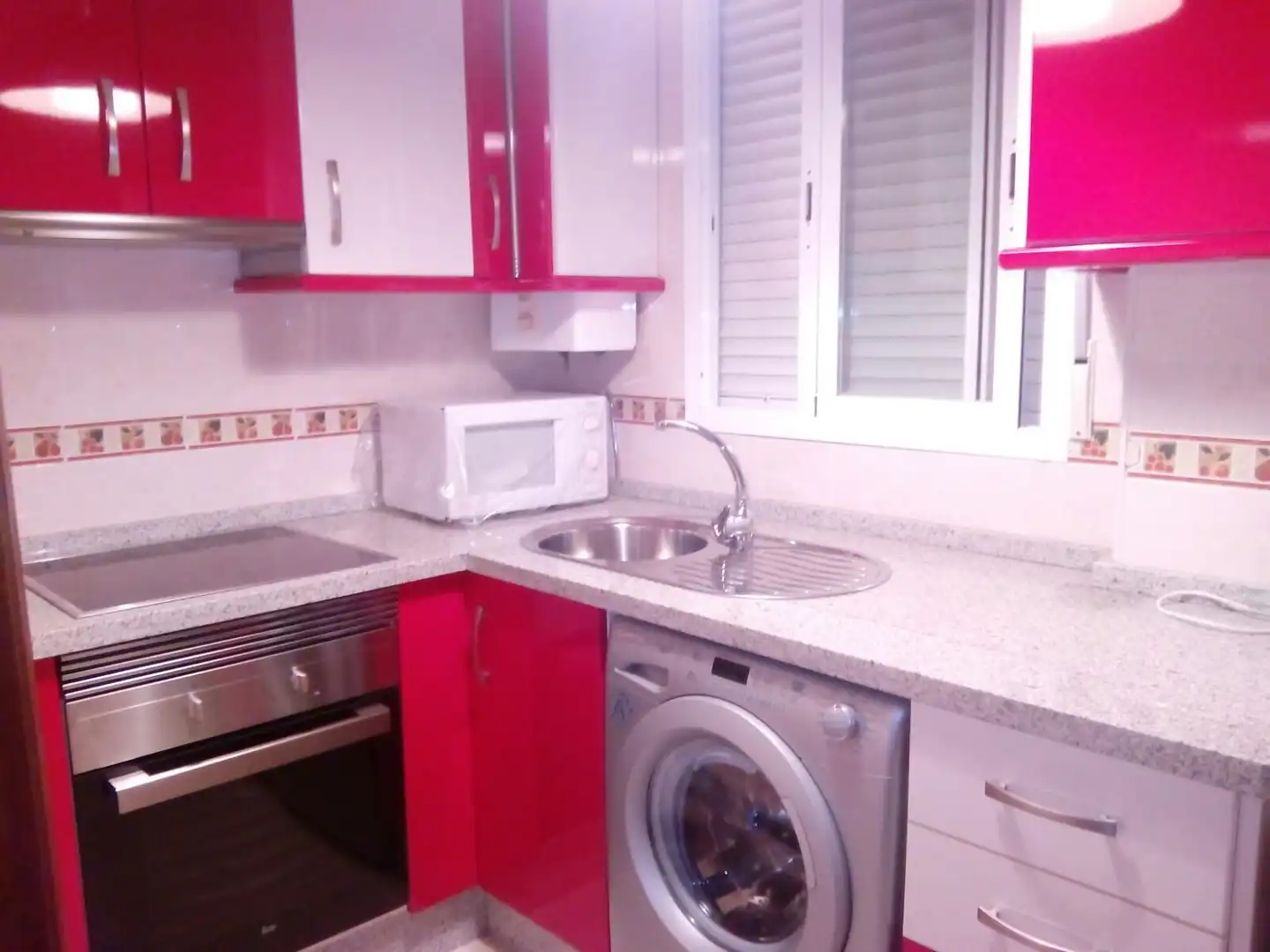 Kitchen of Flat for rent in Lucena  with Air Conditioner, Heating and Terrace