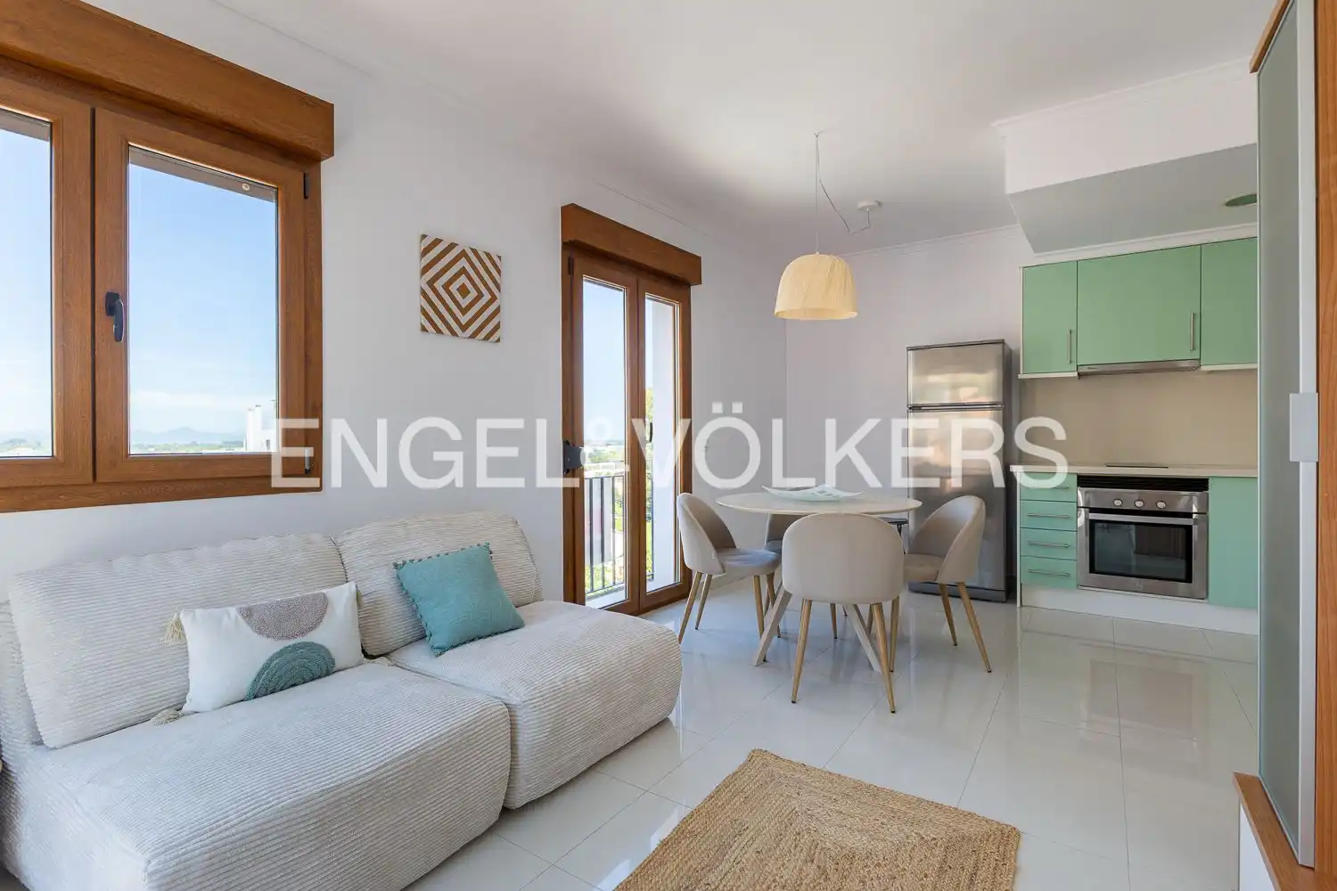 Living room of Flat for sale in Dénia  with Heating and Balcony