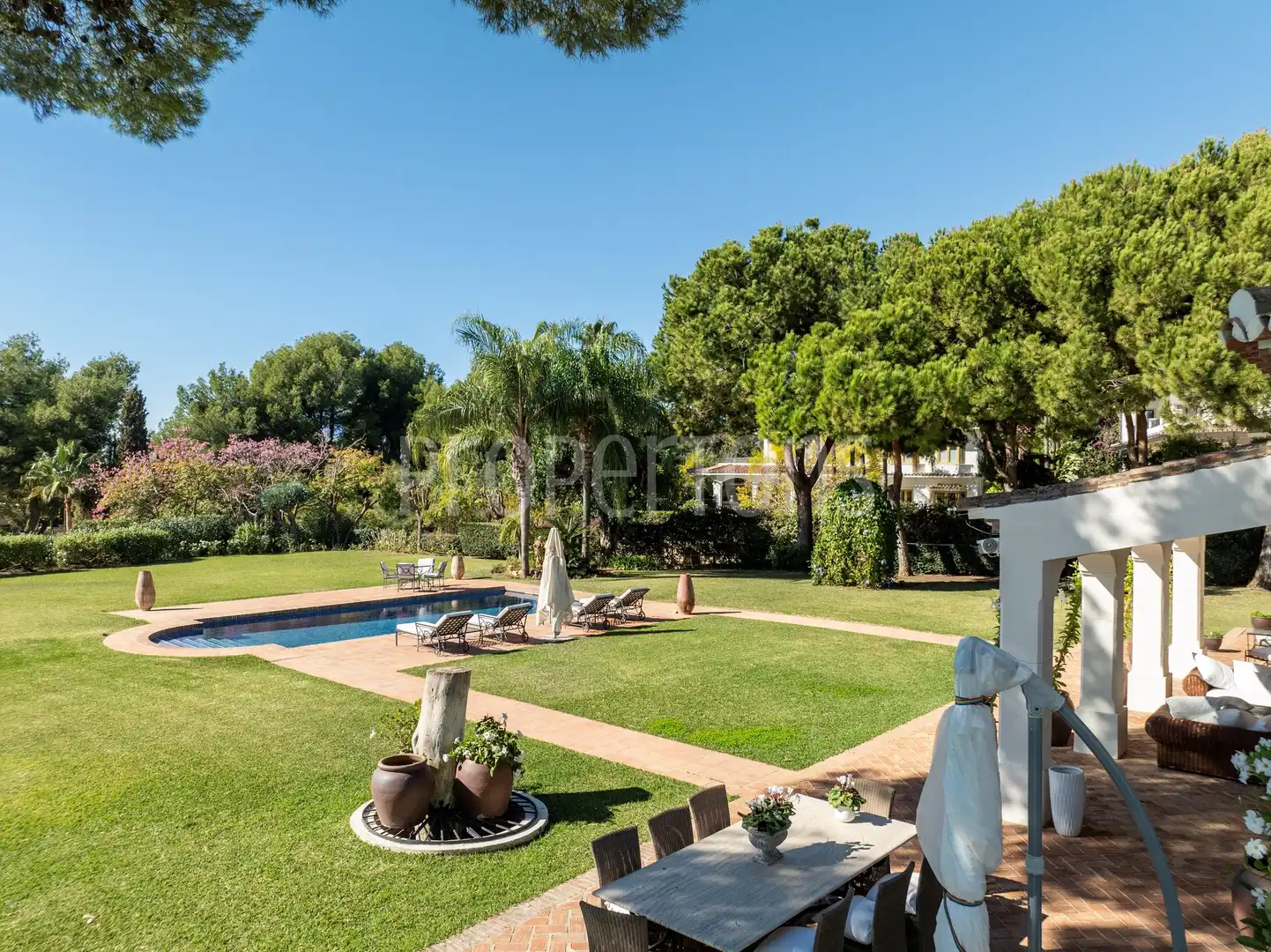 Garden of Houses for sale in Marbella