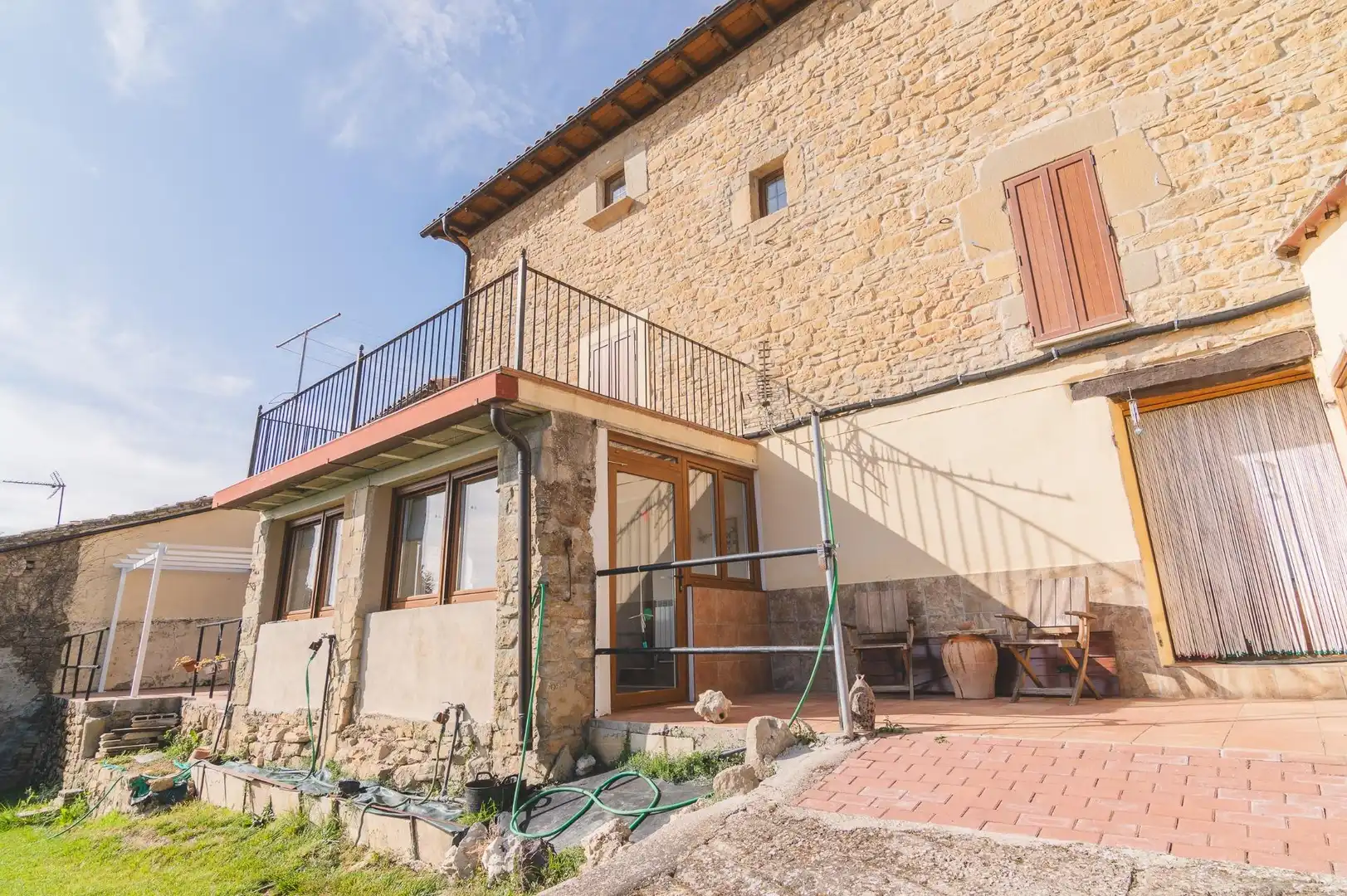 Vista exterior de Finca rústica en venta en Eslava con Jardín privado, Terraza y Trastero