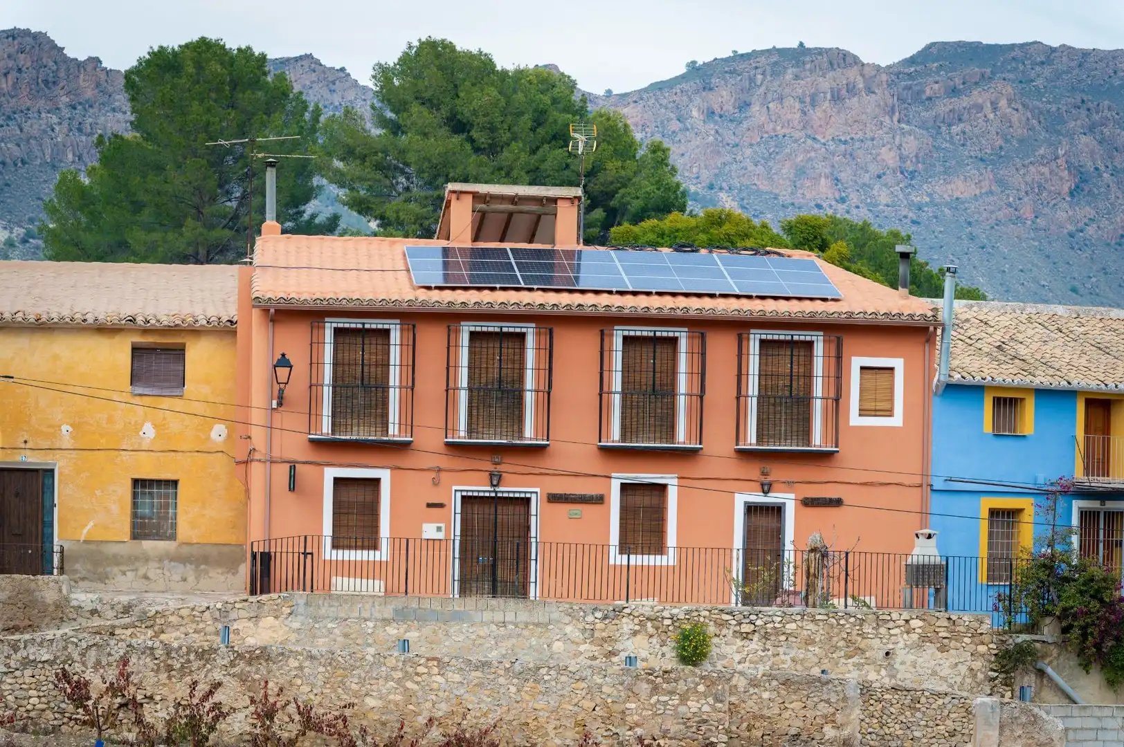 Exterior view of Houses for sale in Blanca  with Terrace, Swimming Pool and Furnished