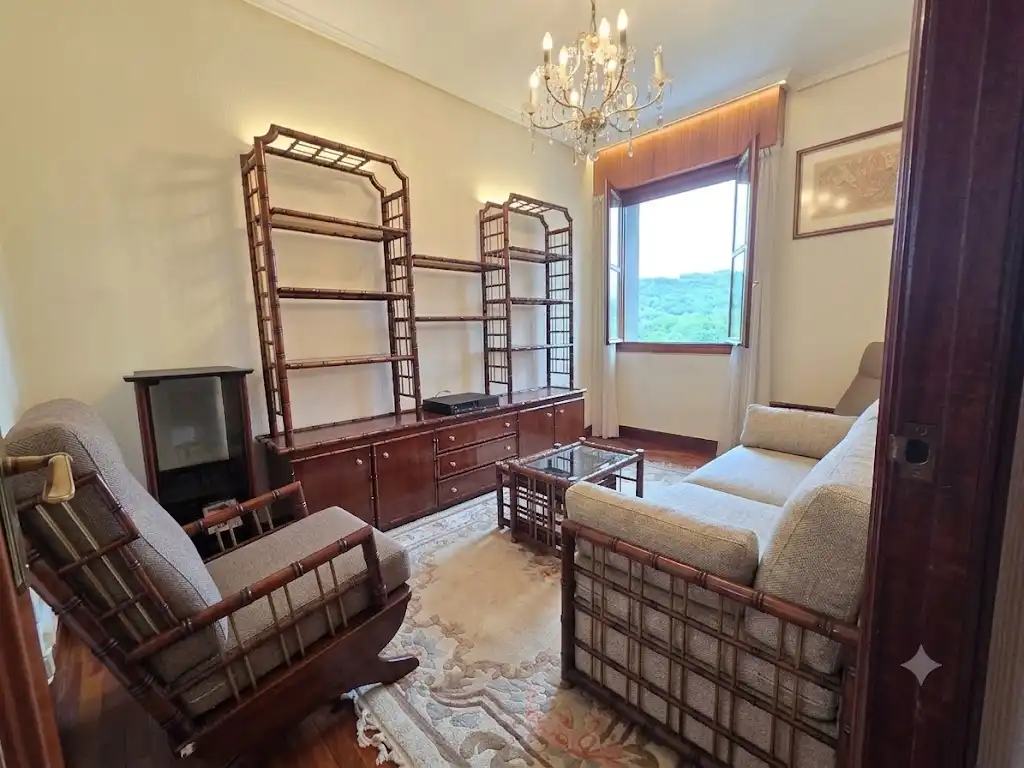 Living room of Flat for sale in Bilbao   with Furnished