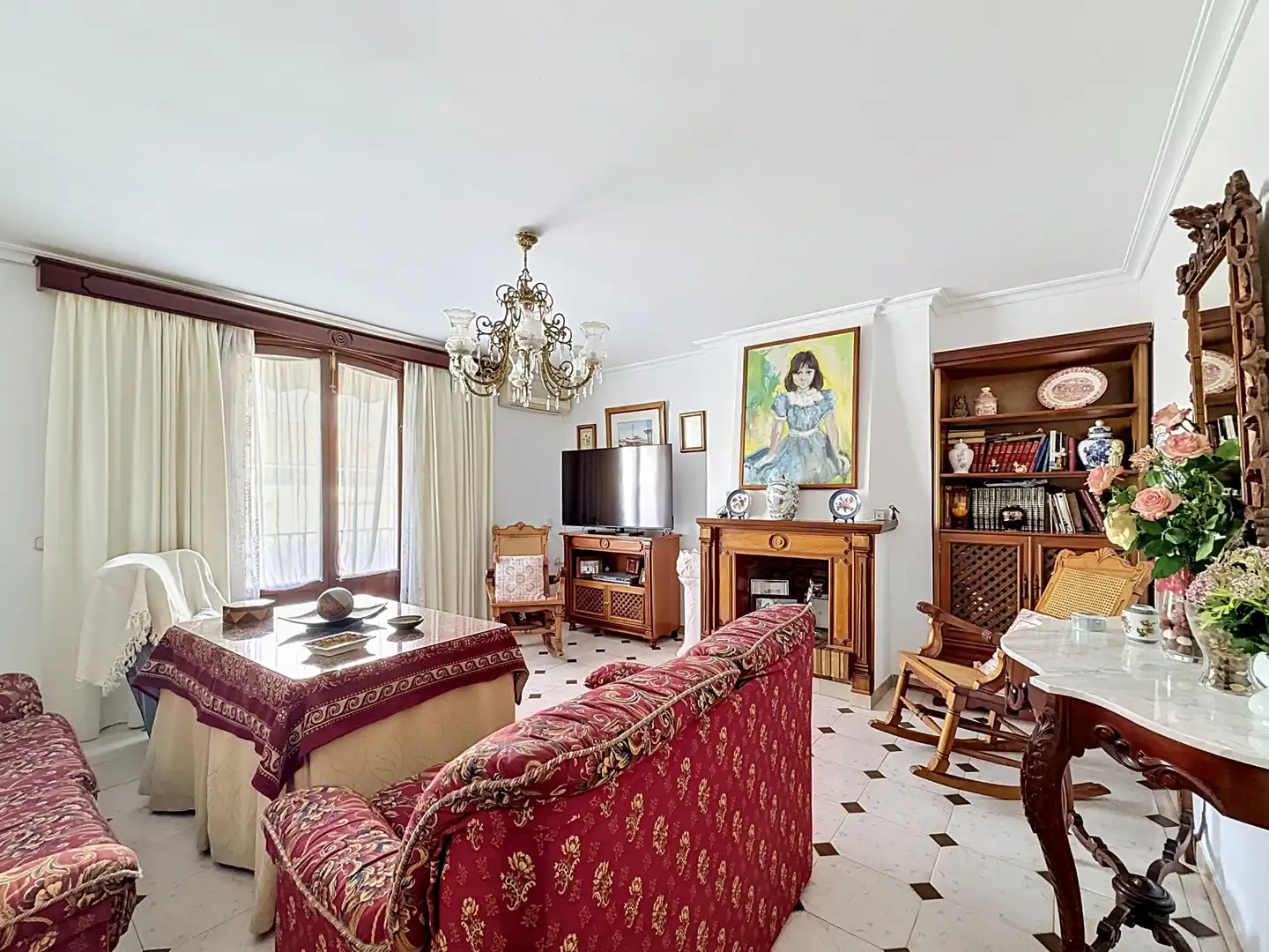 Living room of Flat for sale in Pizarra  with Air Conditioner and Terrace