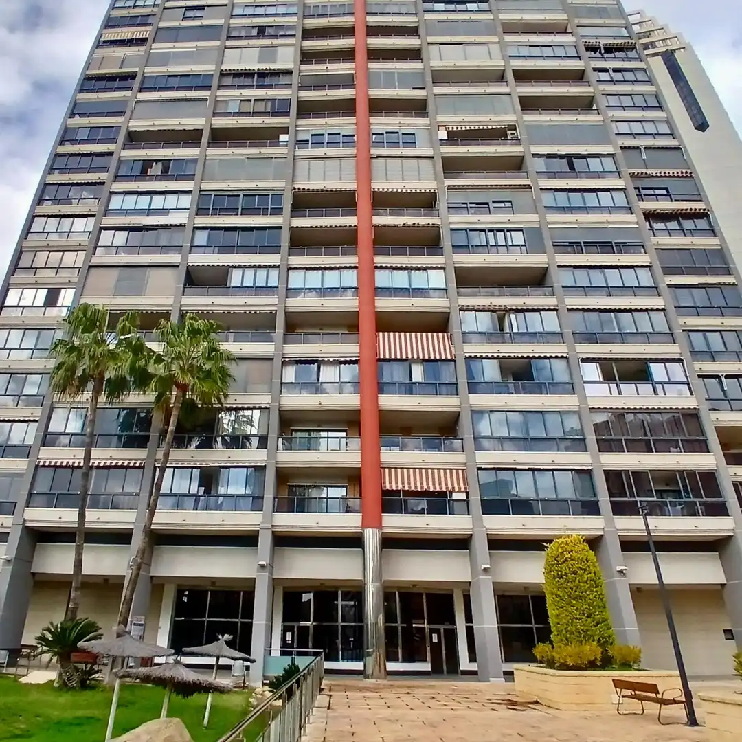 Exterior view of Flat for sale in Finestrat  with Private garden and Community pool