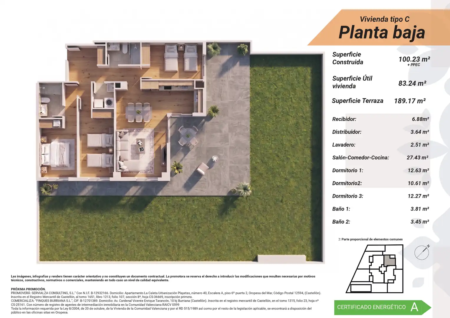 Planta baixa en venda a Avinguda París, 4, Piscinas