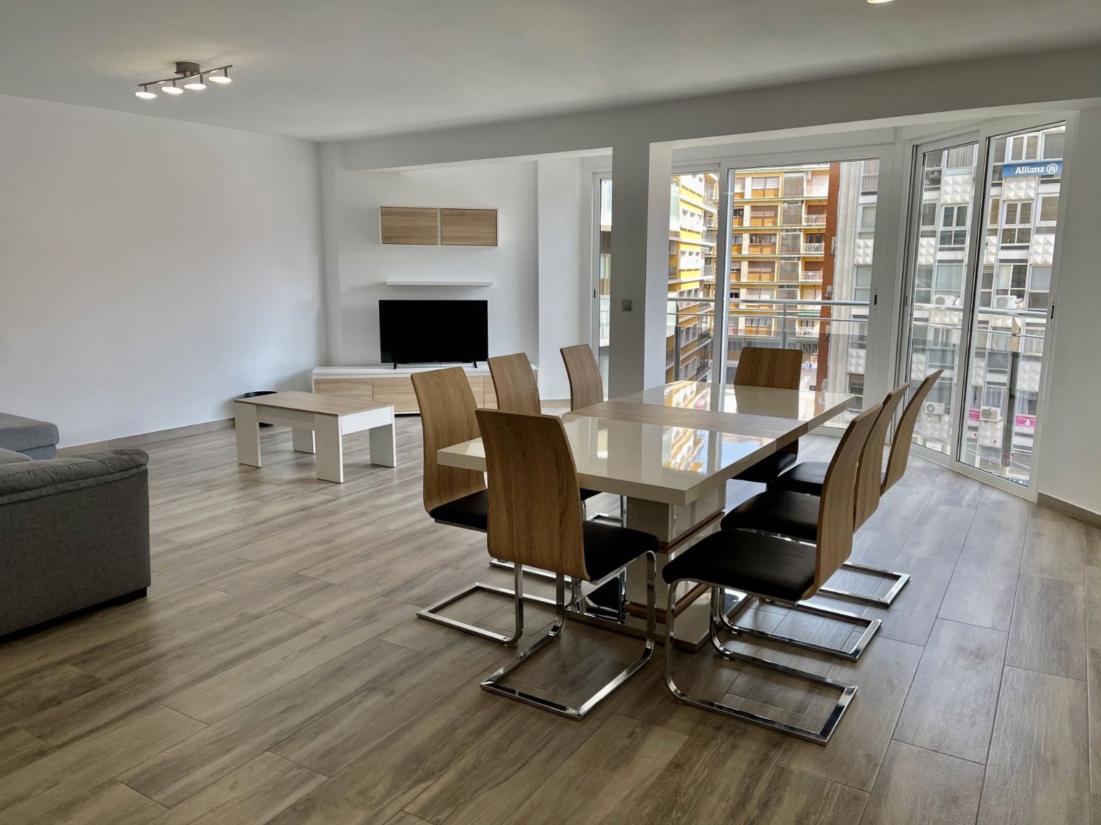 Dining room of Flat to rent in Alicante / Alacant  with Air Conditioner, Heating and Furnished