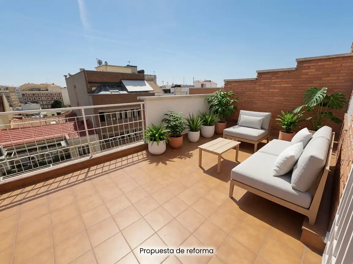 Terrassa de Àtic en venda en Madrid amb Aire condicionat, Calefacció i Parquet