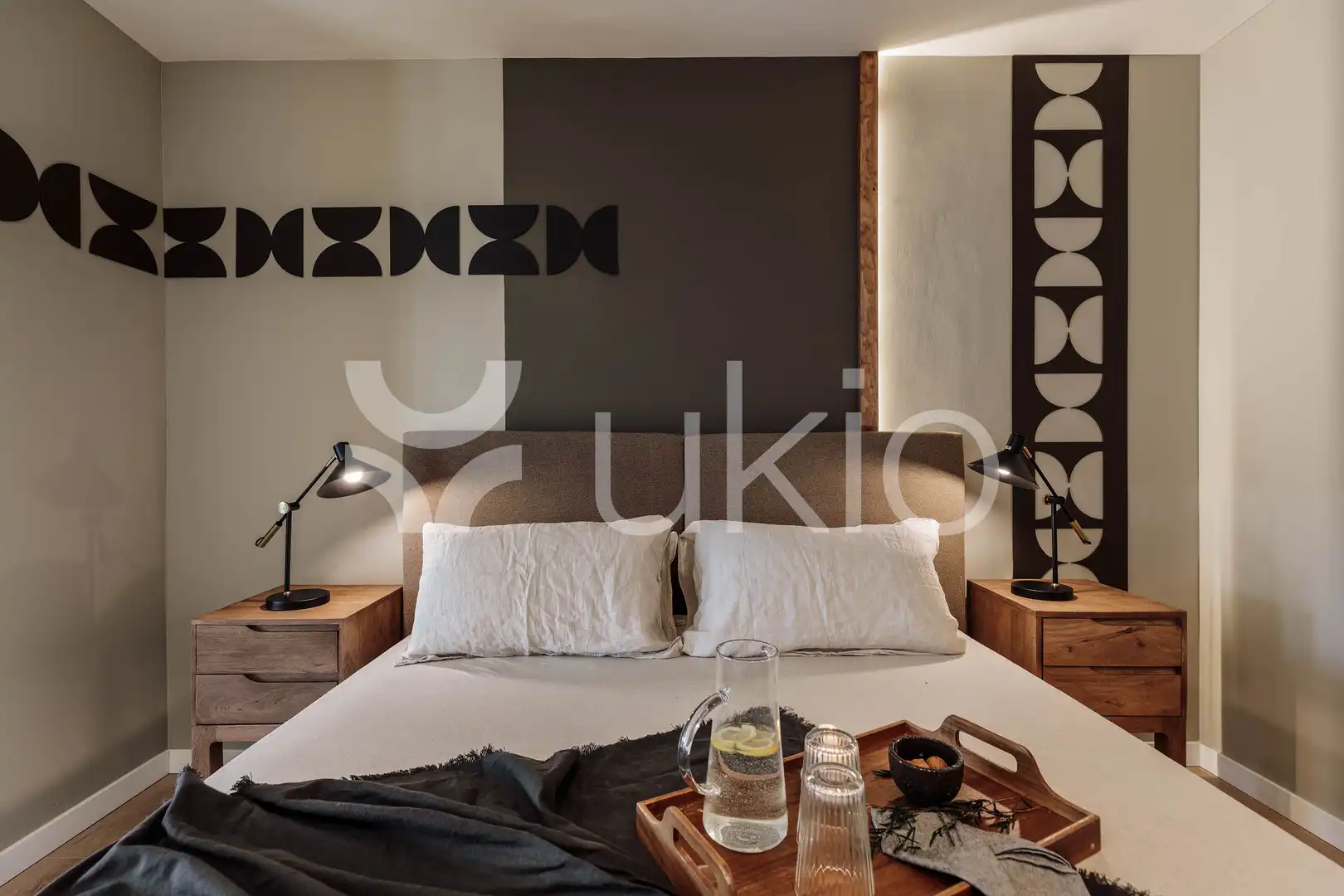 Dormitori de Apartament de lloguer en Barcelona amb Aire condicionat, Calefacció i Terrassa