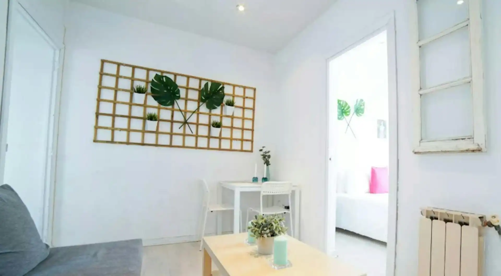 Sala de estar de Piso de alquiler en Madrid con Calefacción, Amueblado y Lavadora
