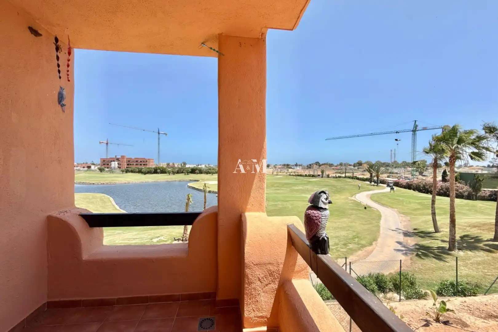 Balcony of Flat for rent in Los Alcázares  with Air Conditioner, Terrace and Swimming Pool