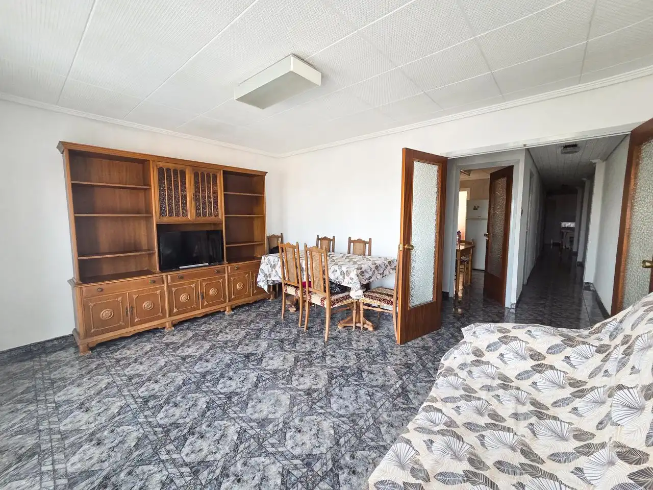 Living room of Flat for rent in Elche / Elx  with Furnished and Balcony