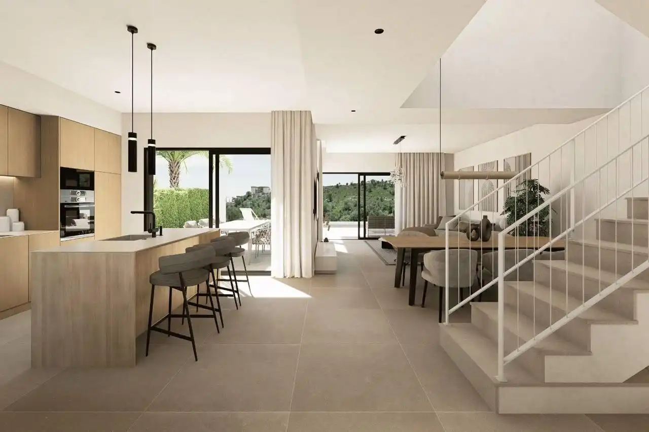 Villa mit Terrasse zum Verkauf in Balcón de Finestrat - Terra Marina, imagen 14
