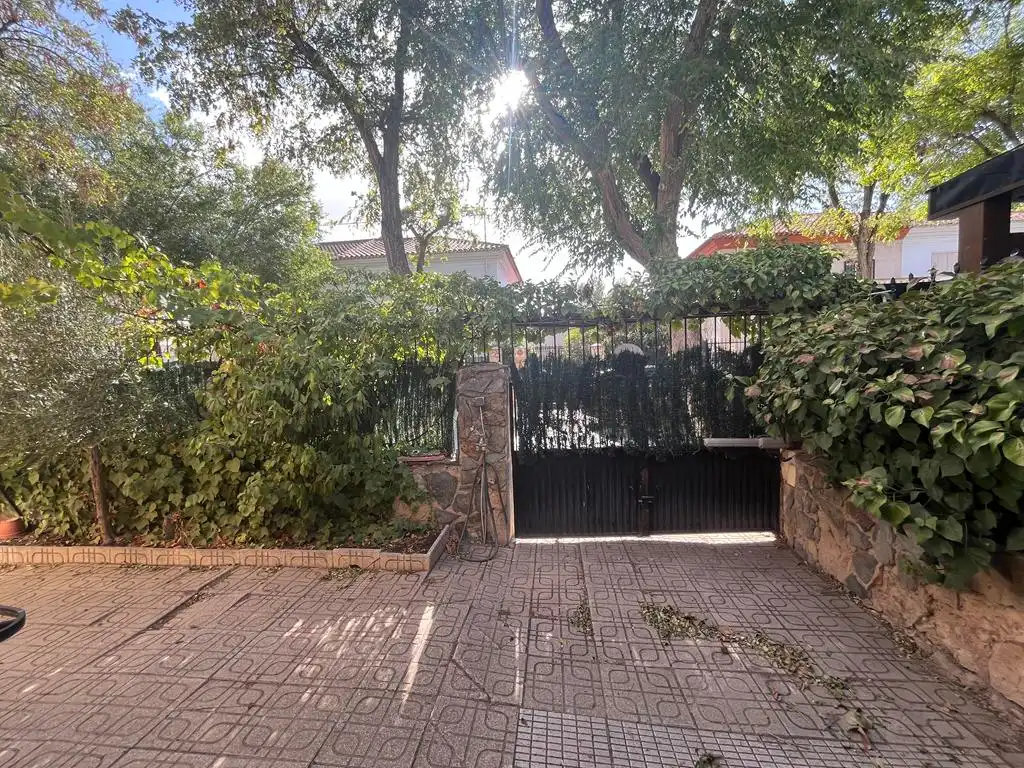 Vista exterior de Casa o xalet en venda en Albacete amb Calefacció, Jardí privat i Parquet