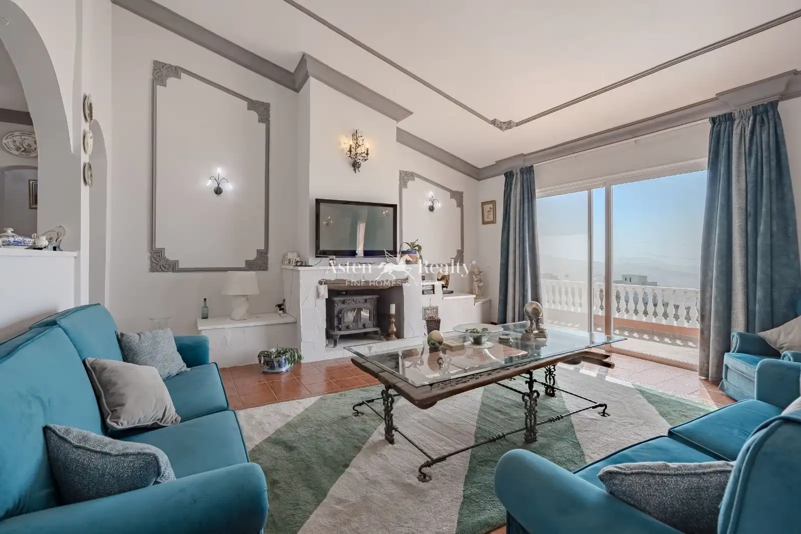 Sala de estar de Casa o chalet en venta en Adeje con Aire acondicionado, Terraza y Piscina