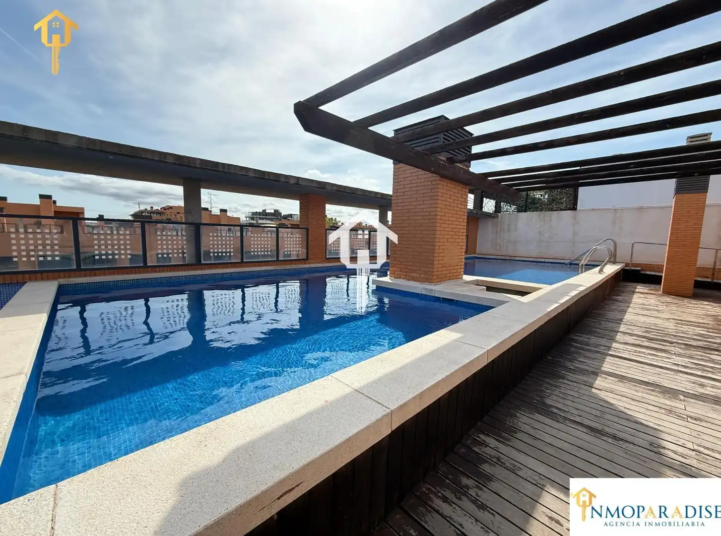 Swimming pool of Flat for sale in San Vicente del Raspeig / Sant Vicent del Raspeig  with Air Conditioner, Private garden and Furnished