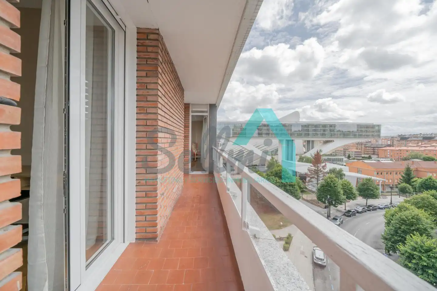 Balcony of Flat for rent in Oviedo   with Heating, Parquet flooring and Terrace