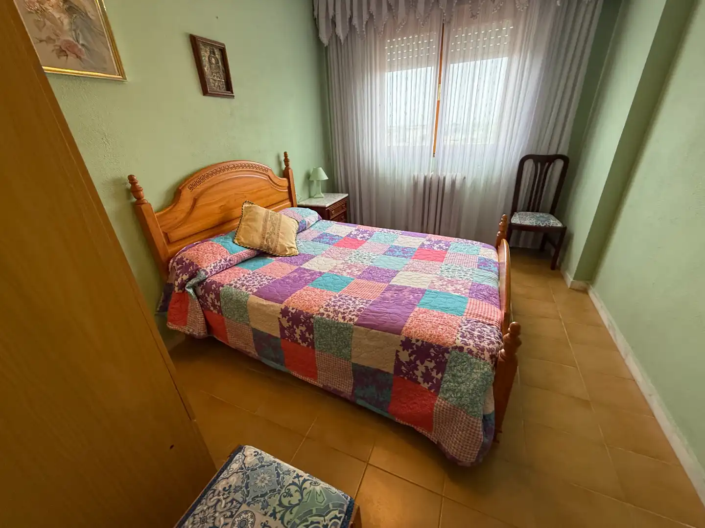 Bedroom of Flat for sale in Carpio  with Heating, Terrace and Storage room