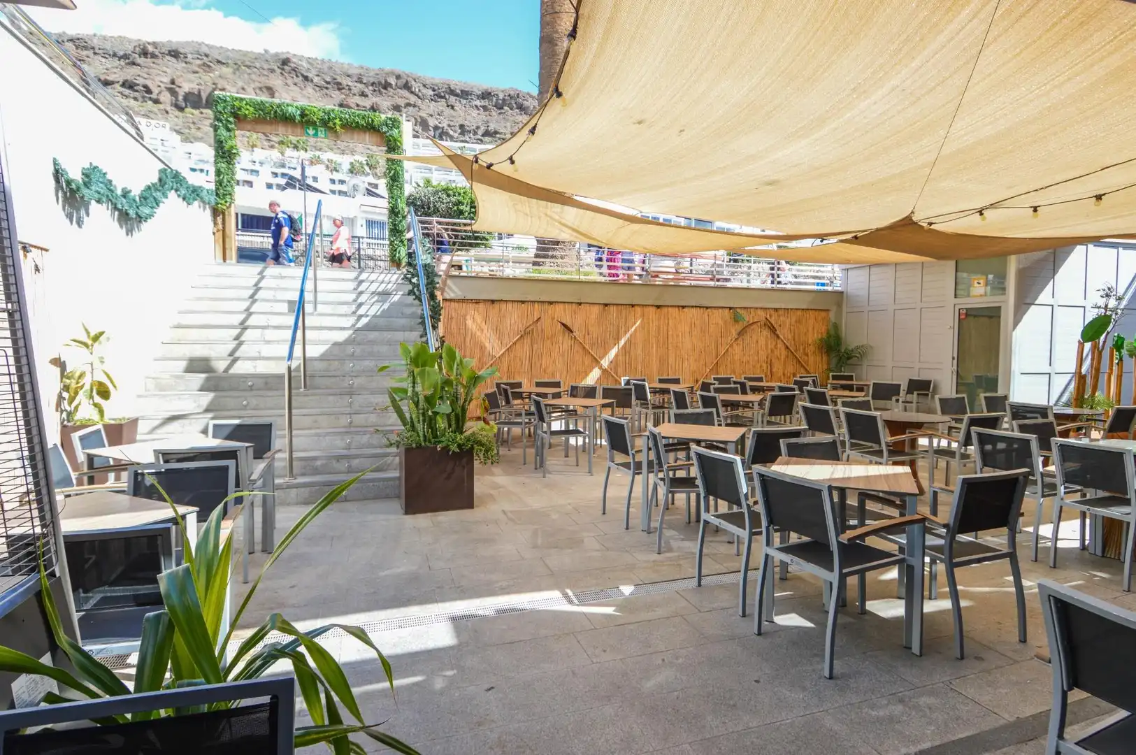 Terrassa de Local de lloguer en Mogán amb Terrassa