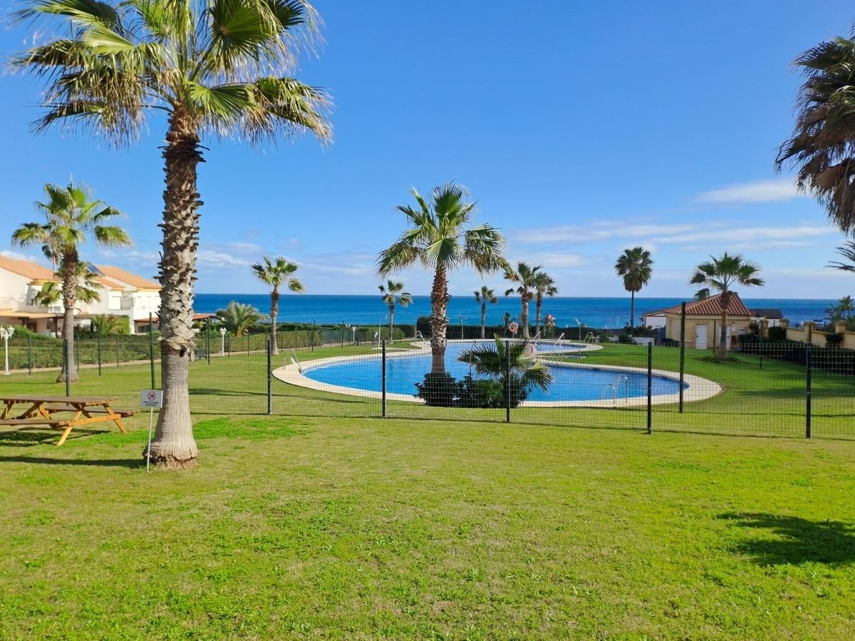 Swimming pool of Single-family semi-detached for sale in Manilva  with Private garden, Terrace and Balcony