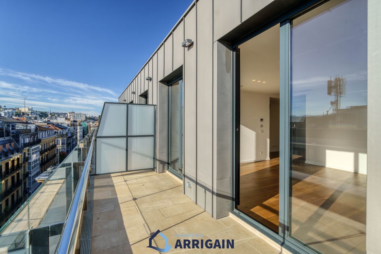 Terrace of Flat to rent in Donostia - San Sebastián   with Air Conditioner, Heating and Private garden