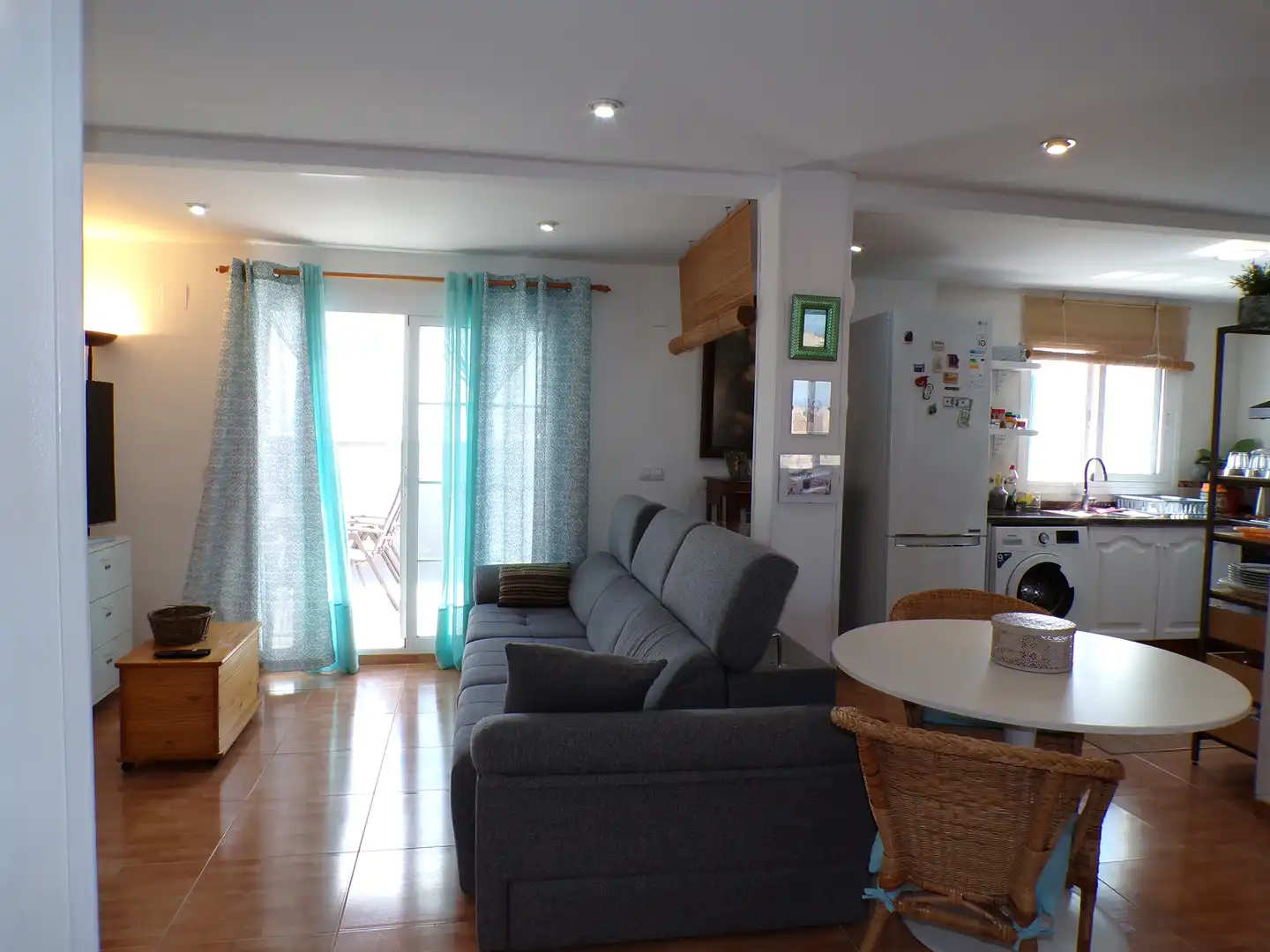 Wohnzimmer von Wohnungen zum Verkauf in Cullera mit Terrasse, Möbliert und Ofen