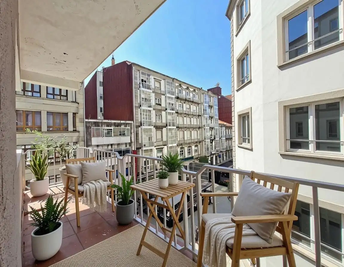 Terraza de Piso en venta en Vilagarcía de Arousa con Terraza, Amueblado y Balcón