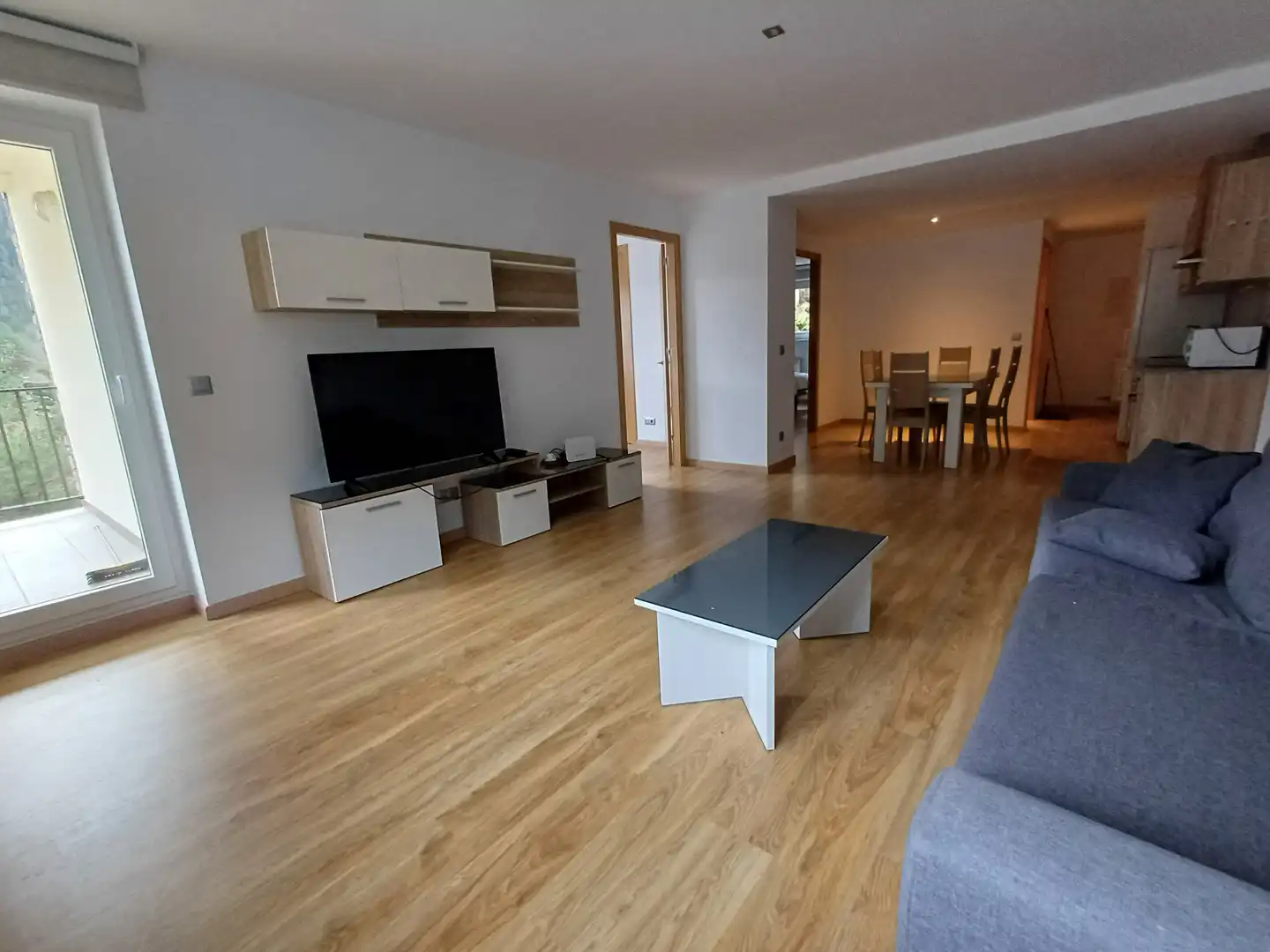 Sala de estar de Piso de alquiler en La Massana con Parquet, Trastero y Amueblado