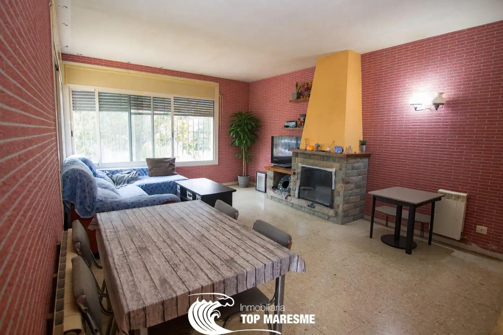 Sala de estar de Casa o chalet en venta en Caldes de Montbui con Calefacción y Piscina
