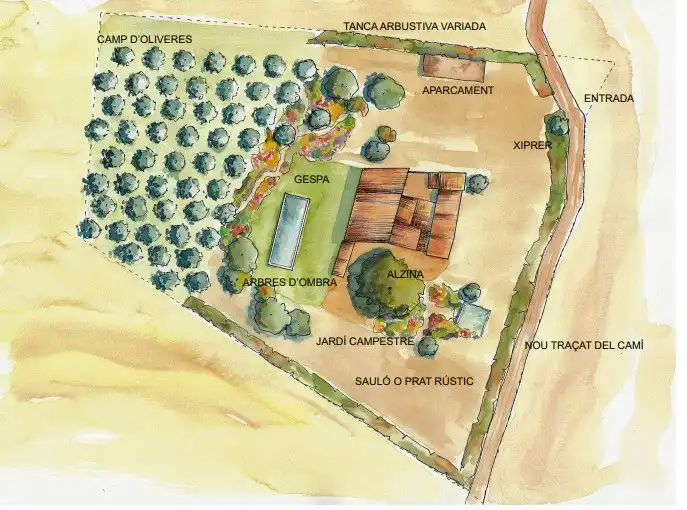 Casa rustica con giardino in vendita a Forallac, imagen 7