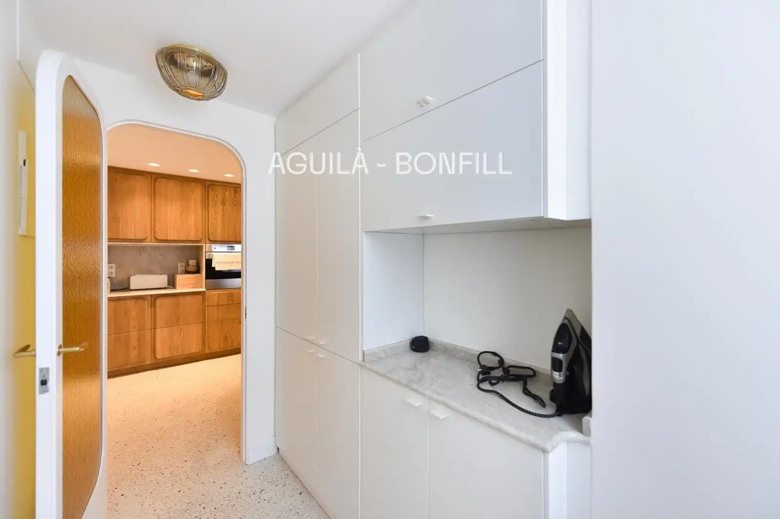 Kitchen of Flat for sale in Barcelona  with Air Conditioner, Heating and Parquet flooring