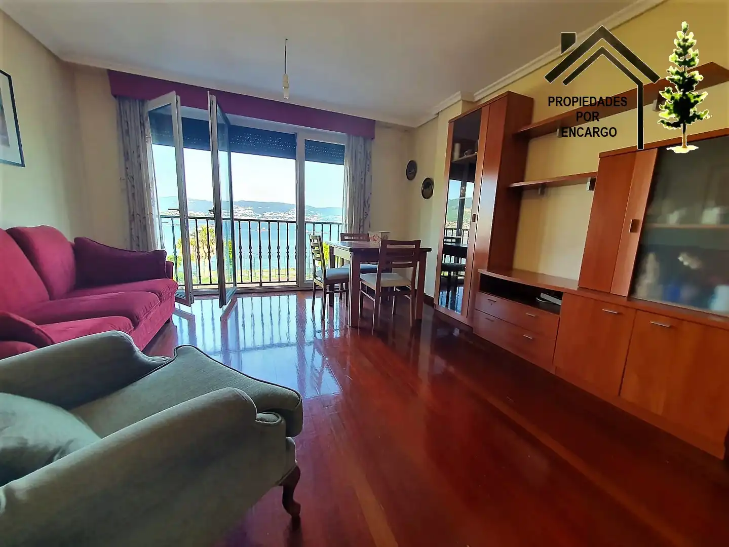 Wohnzimmer von Wohnungen zum Verkauf in Moaña mit Heizung