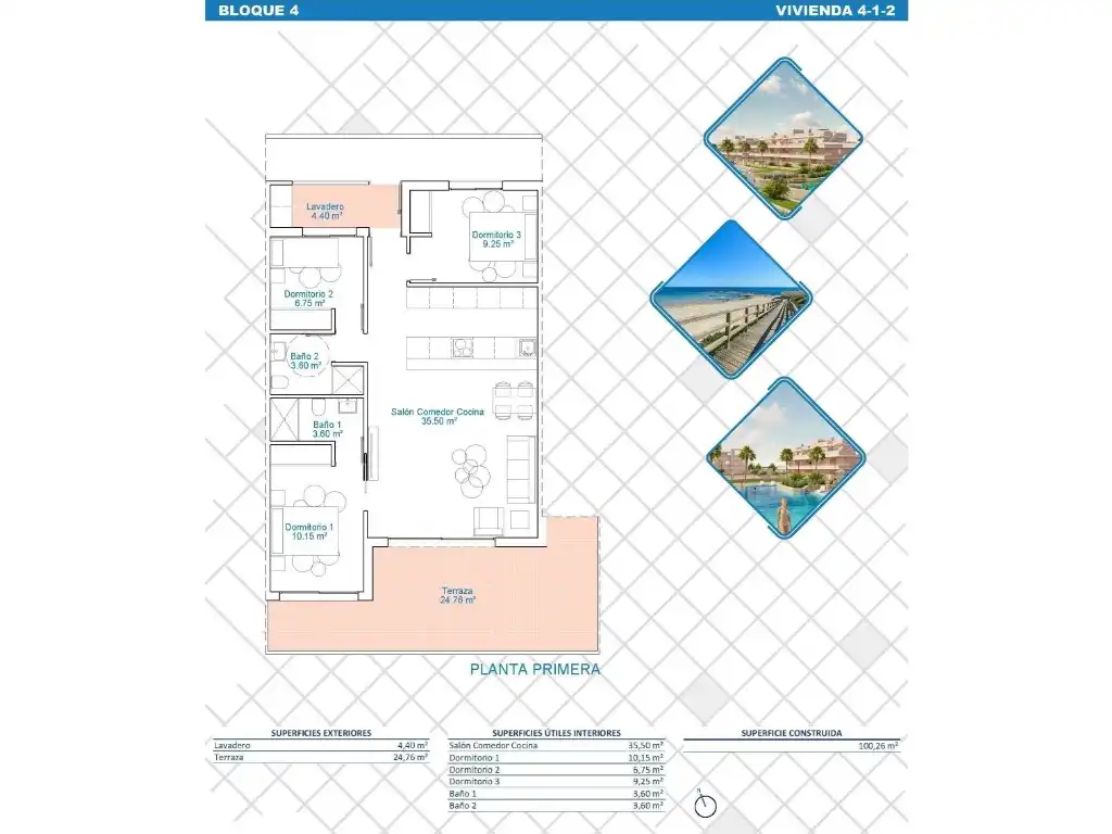 Apartamento con piscina en venta en Pilar de la Horadada ciudad, imagen 28