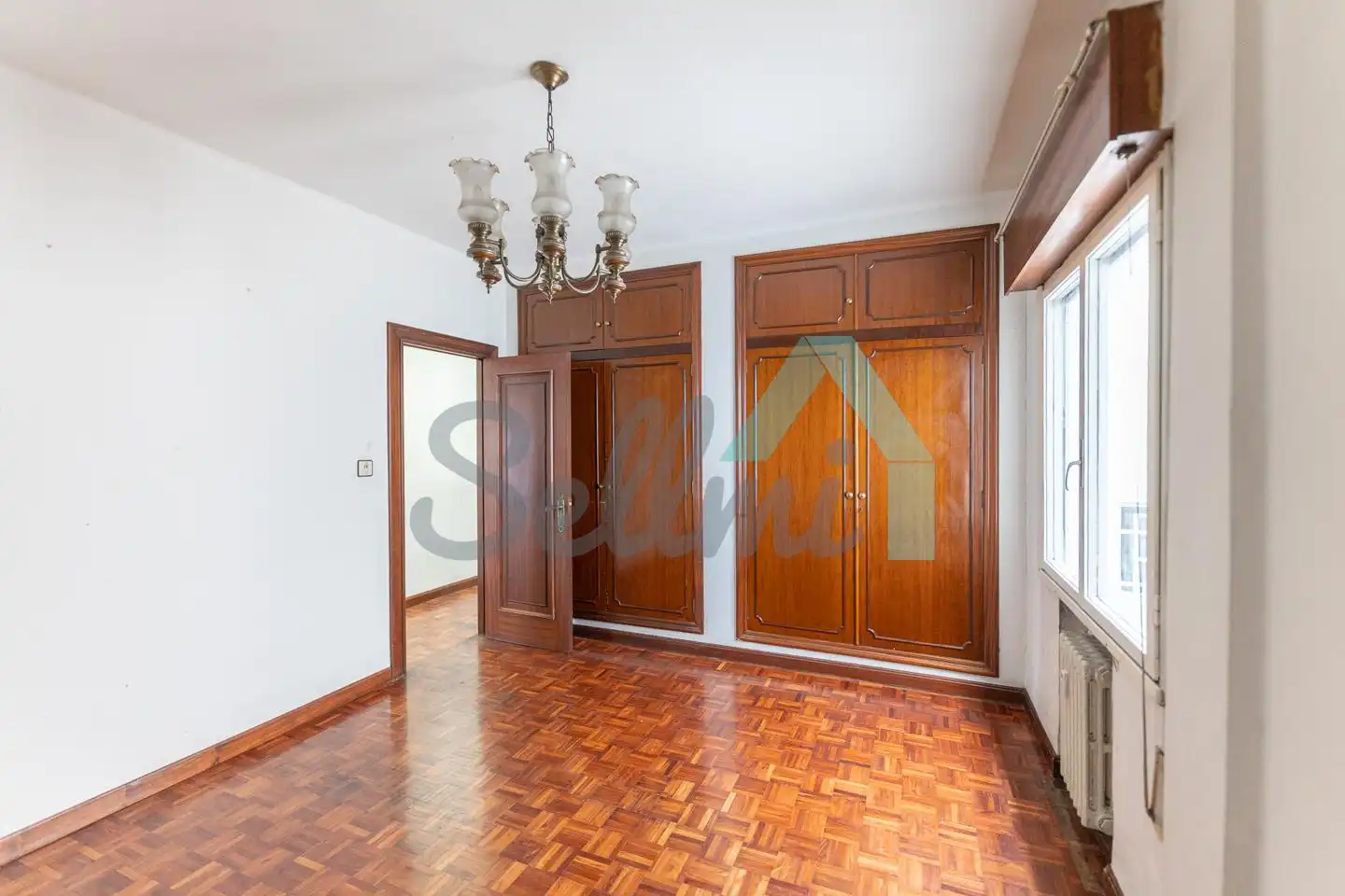 Bedroom of Flat for sale in Gijón   with Heating, Parquet flooring and Terrace