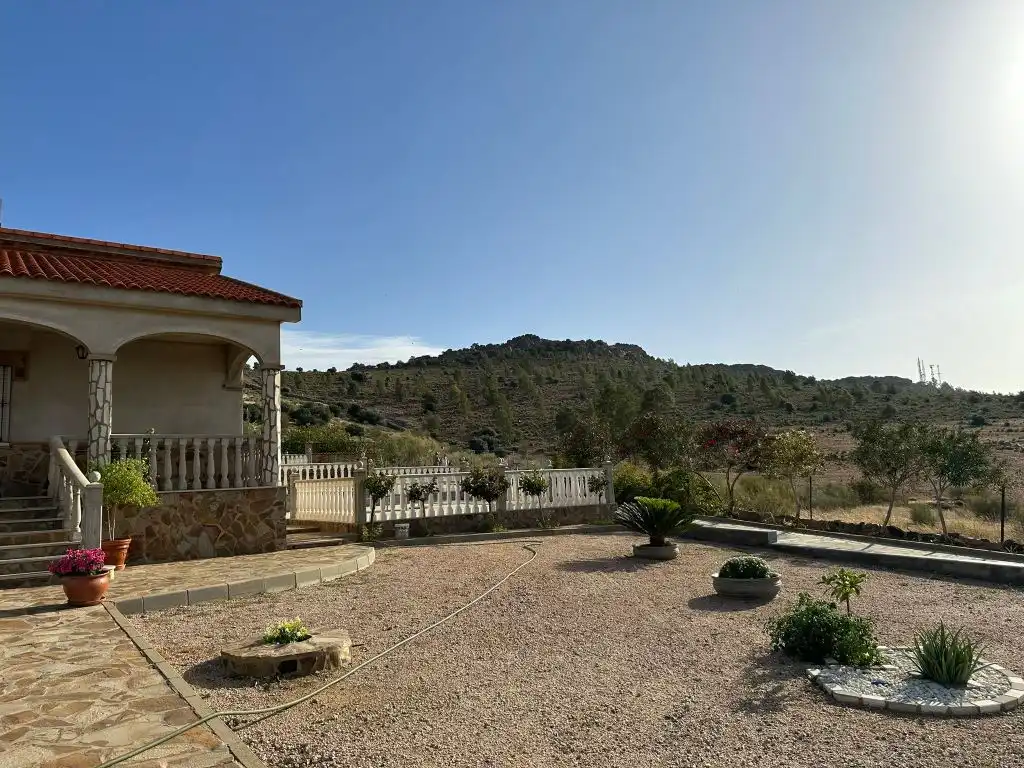 Jardí de Casa o xalet en venda en Magacela amb Jardí privat, Terrassa i Piscina