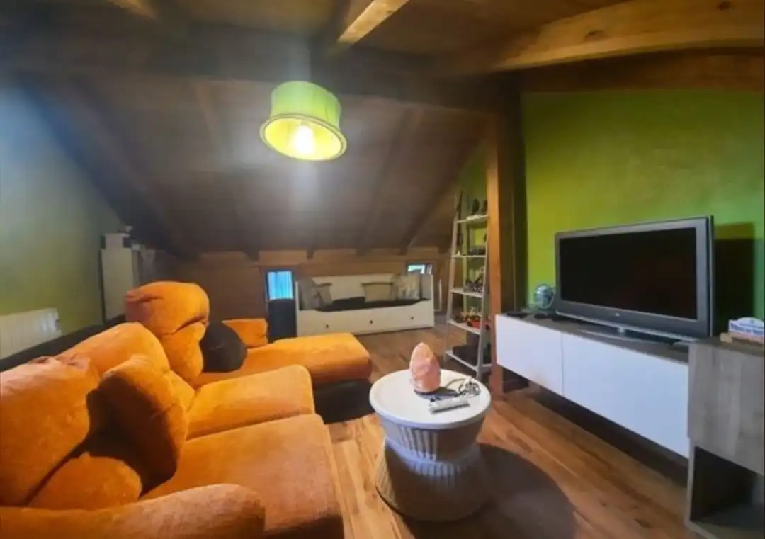 Sala d'estar de Finca rústica en venda en Cubillos del Sil amb Calefacció, Jardí privat i Moblat