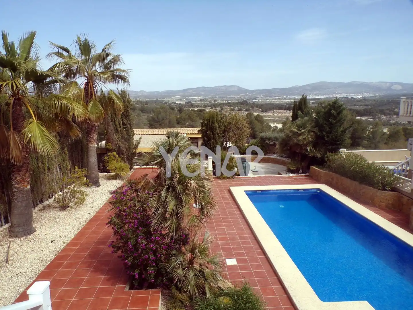 Piscina de Casa o chalet en venta en Castalla con Aire acondicionado y Trastero