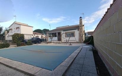 Exterior view of House or chalet for sale in Villamiel de Toledo  with Air Conditioner, Heating and Private garden