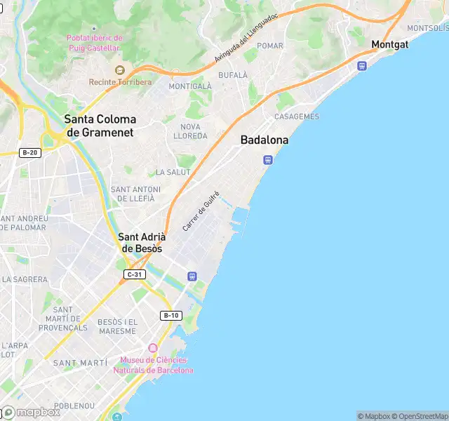 Vista exterior de Pis en venda en Sant Adrià de Besòs