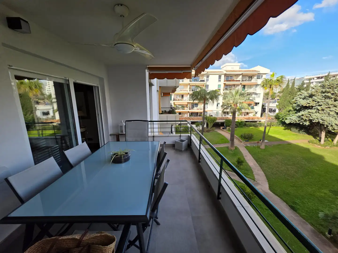 Terrace of Flat for rent in Calvià  with Air Conditioner, Heating and Terrace