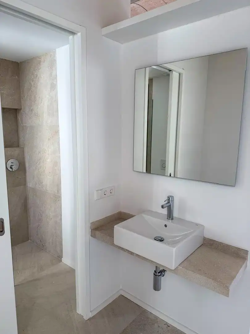 Badezimmer von Wohnung zum Verkauf in Artà mit Klimaanlage, Terrasse und Abstellraum