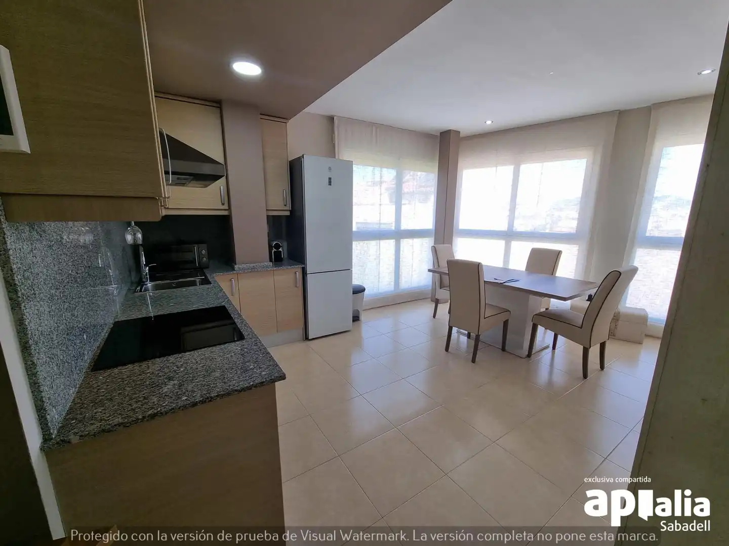 Kitchen of Attic for sale in Sabadell  with Heating, Terrace and Furnished