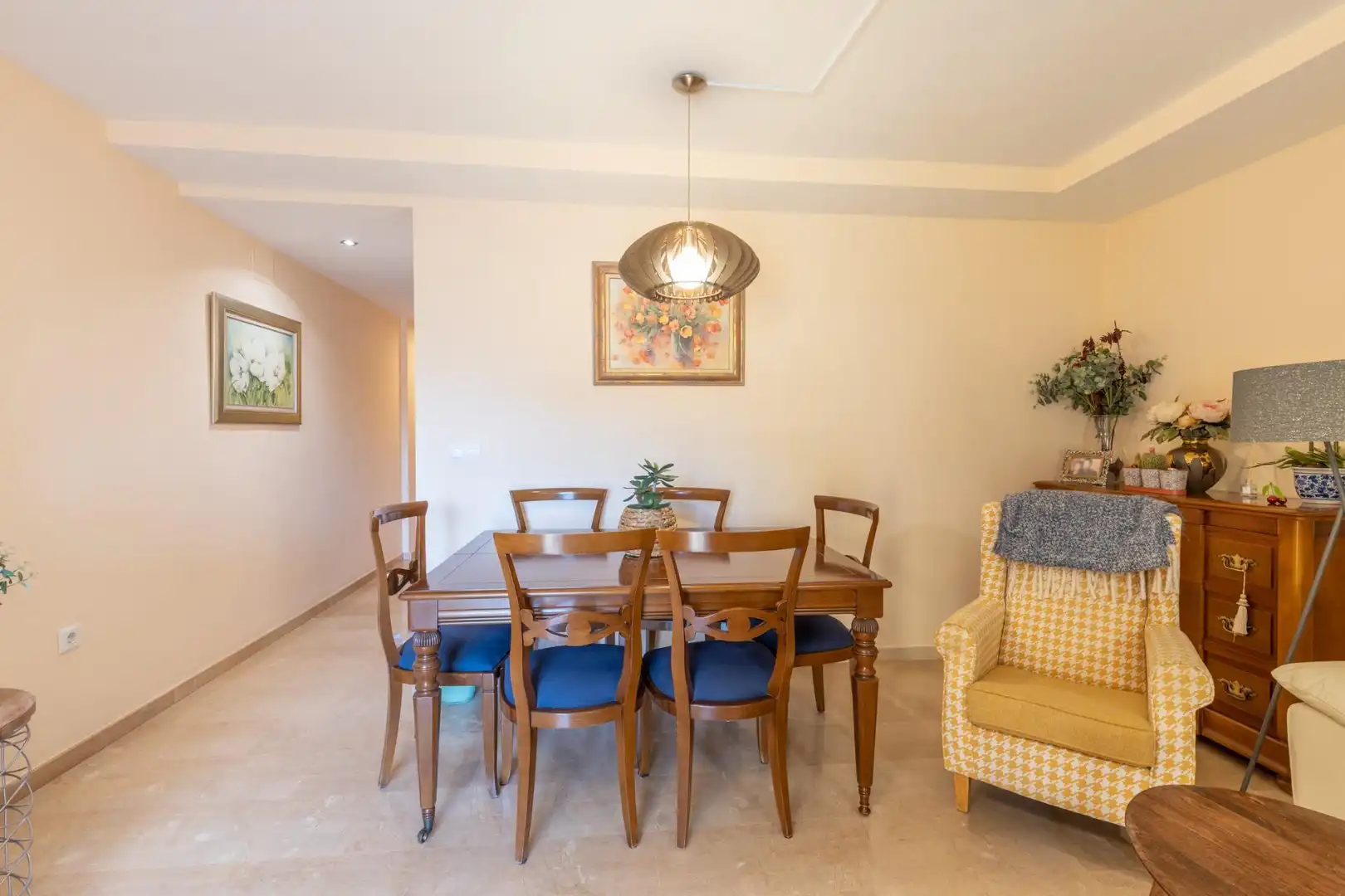 Dining room of Flat for sale in Churriana de la Vega  with Air Conditioner, Terrace and Balcony