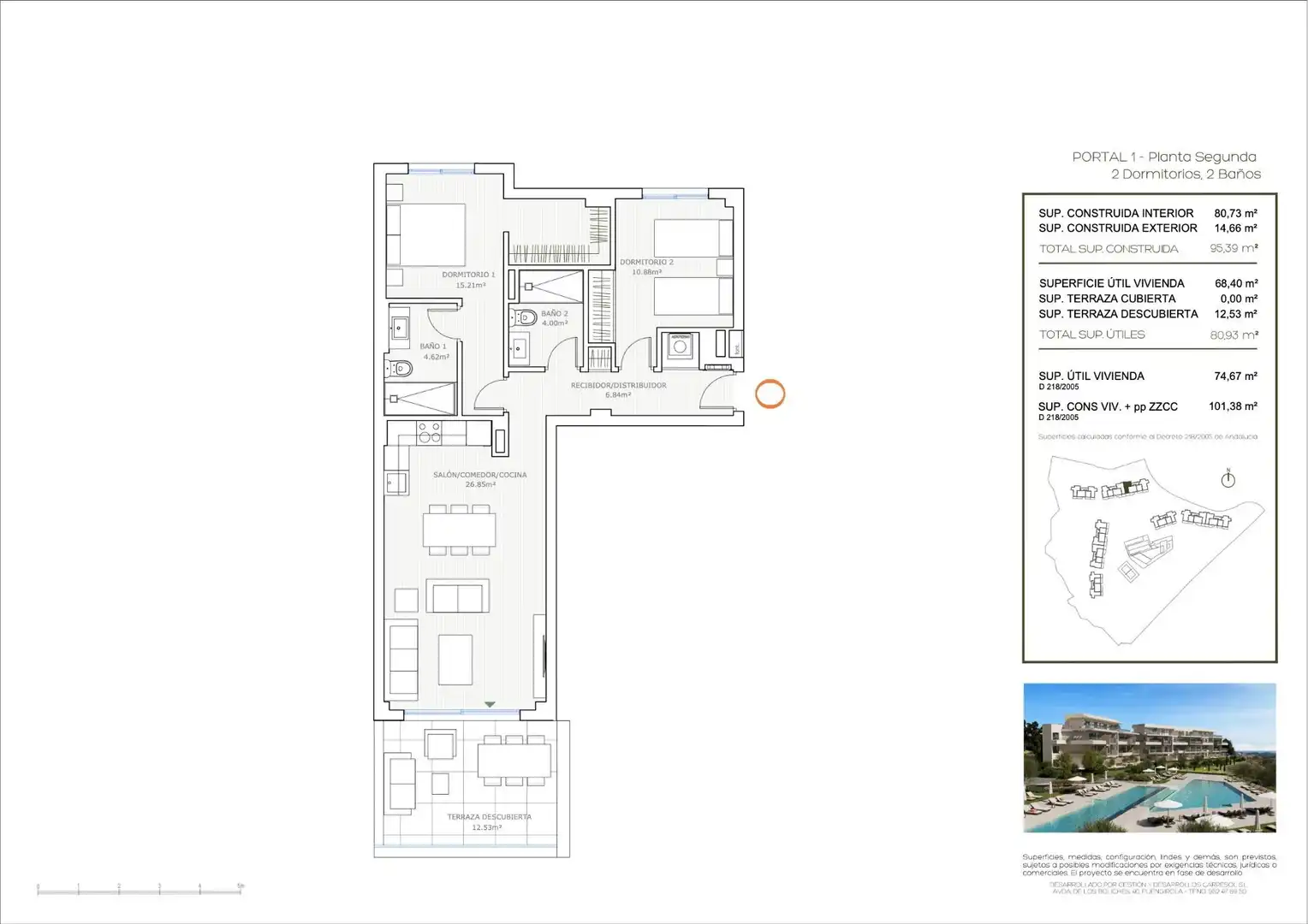 Apartament amb terrassa en venda a Hipódromo - Cerrado del Águila, imagen 27