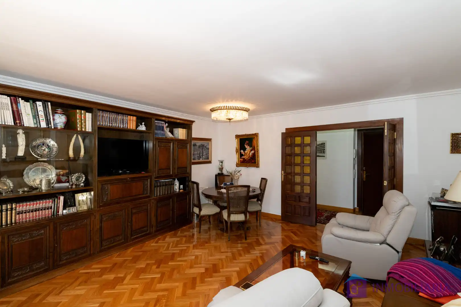 Living room of Flat for sale in Ateca  with Private garden, Parquet flooring and Terrace